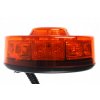 Výstražný LED maják, montáž na magnet, oranžový, 42W, 12-24V, 10 režimů  (TT.1418)