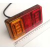 Sada zadních LED světel sdružené obdélníkové, 3 funkce, 12-24V (TT.12029)