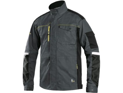 Blůza, pánská, tmavě šedá-černá