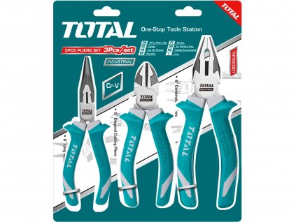 kleště, sada 3ks, industrial, CrV