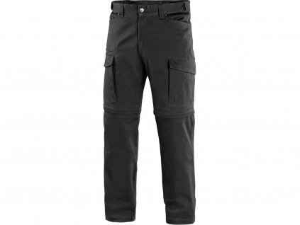 Kalhoty CXS VENATOR, pánské s odepínacími nohavicemi, černé
