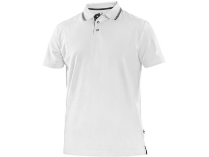 Polokošile CXS HENRY, pánské, krátký rukáv, bílo-antracitová
