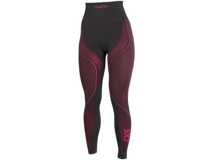 Spodky CXS SeamFlex LADY, dámské, funkční, černo-růžové (Velikost XS-S)