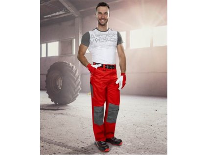 Kalhoty ARDON®2STRONG červeno-šedé