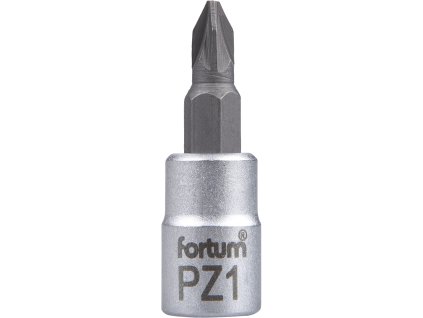 hlavice zástrčná 1/4" hrot pozidriv, PZ 1, L 37mm