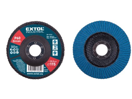 kotouč lamelový šikmý zirkonový, P60, O 115mm