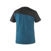 Tričko CXS OLSEN, krátký rukáv, ocelově modro-černé
