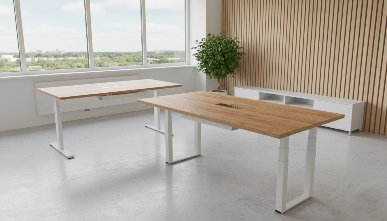 Luxusní jednací i ředitelský stůl v Dubu Craft zlatém