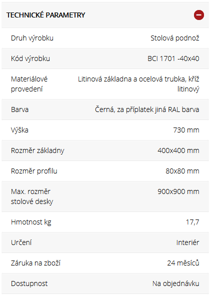 bci-1700-centralni-stolova-podnoz-udaje