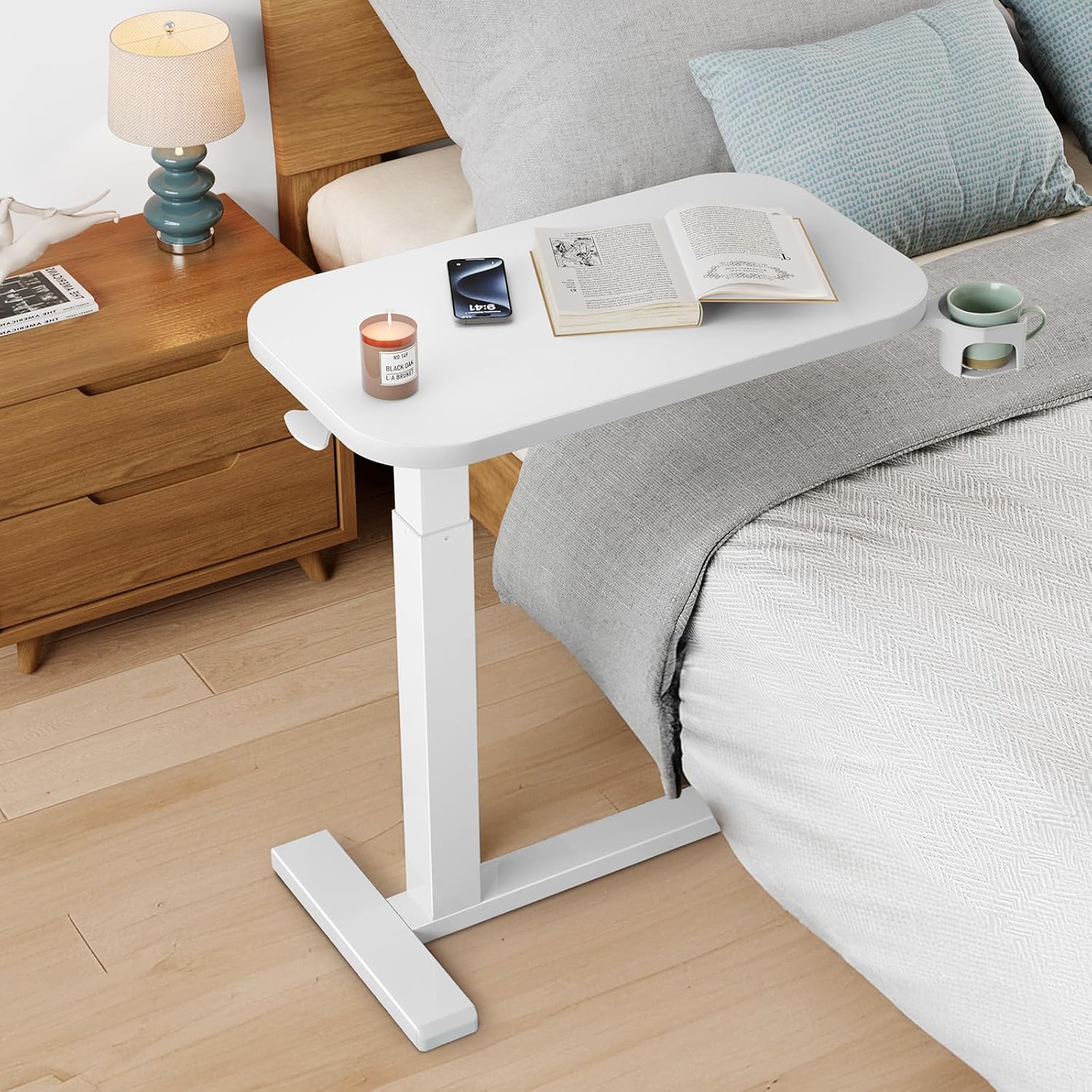 DeskTherapy Mobile bílý výškově nastavitelný stolek