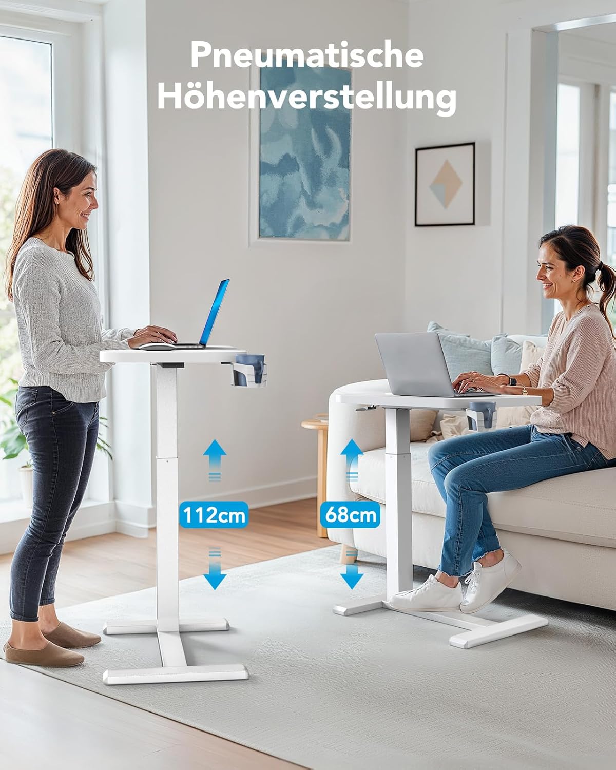 DeskTherapy Mobile pneumatické nastavení výšky
