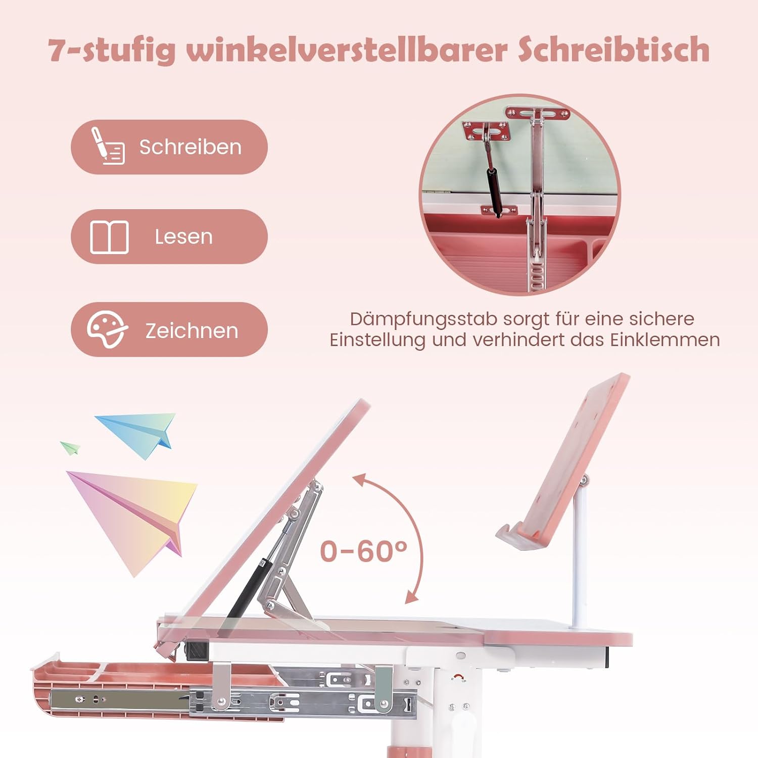 Costway-destsky-stul-nastavitelny-pink-sklopny