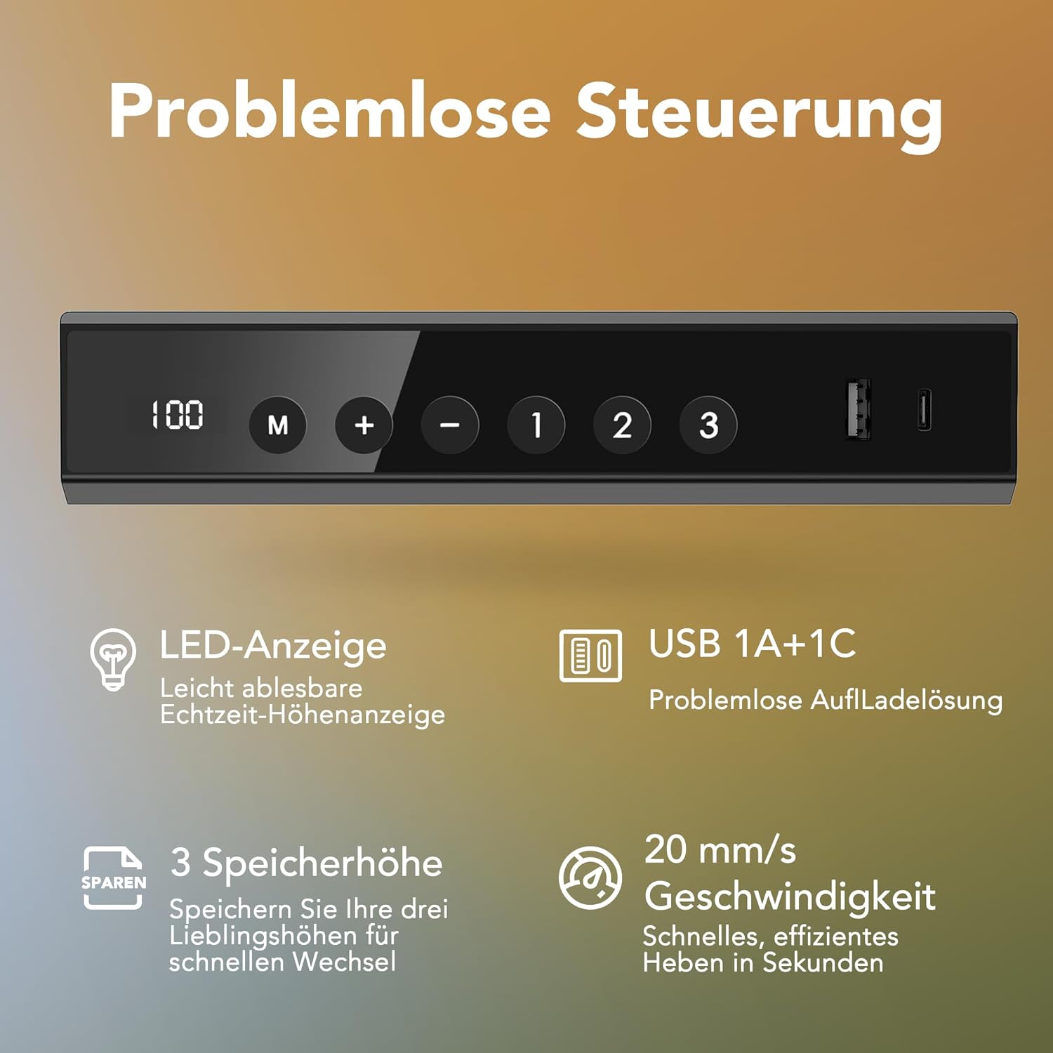 DeskTherapy-mini-plus-bile-sklo-vyskove-nastavitelny-stul-interier-ovladac