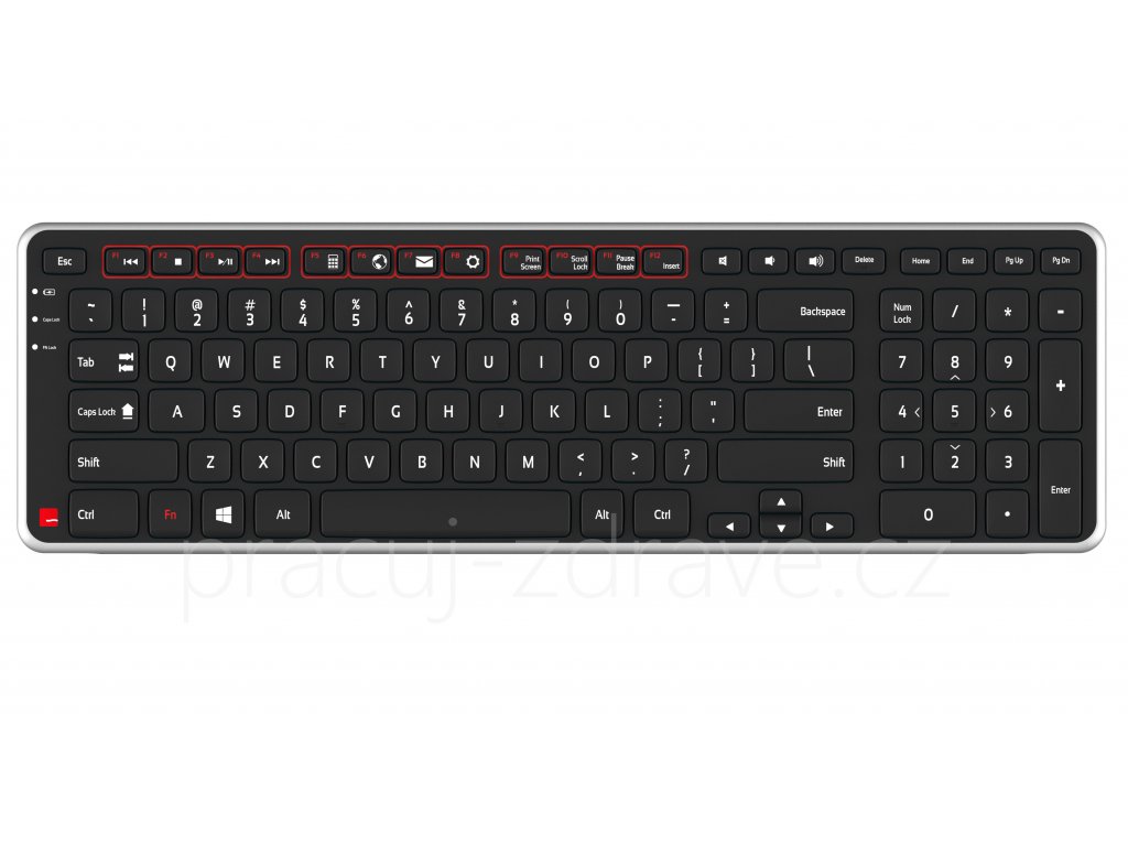 Balance Keyboard - bezdrátová ergonomická  klávesnice  TOP zpracování