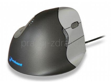 Evoluent VerticalMouse 4 Right - drátová ergonomická myš  Vertikální myš pro dlaně od 178 mm