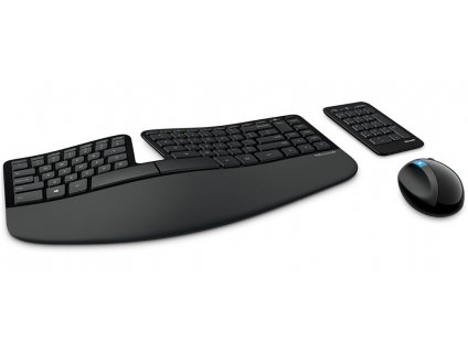 Ergonomická klávesnice Microsoft Sculpt Ergonomic Desktop  Bezdrátová s ergonomickou myší, top produkt