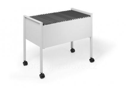 Durable ECONOMY pojízdná kartotéka 80 A4 šedá  kvalitní provedení v šedé barvě