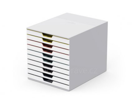 Zásuvkový box DURABLE VARICOLOR 10 MIX  stylový úložný box s 10-ti zásuvkami