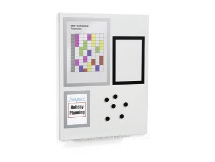 DURAFRAME® MAGNETIC BOARD S - magnetická tabule 600x450 mm  Profesionální způsob prezentace - 1 ks