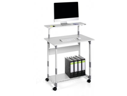 Pojízdný stolek na počítač Durable 80 VH šedá