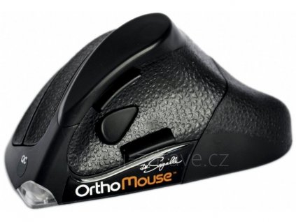 ORTHOMOUSE - bezdrátová zdravotní myš na eliminaci karpálního tunelu  Laserová myš - TOP model, pro všechny velikosti dlaně