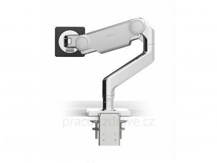 Držák na těžký monitor Humanscale M10 bílá - upevnění na svěrku C na stůl  Inovovaný TOP model pro monitor o váze až 21,8 kg