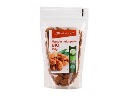 Mandle neloupané BIO 150g