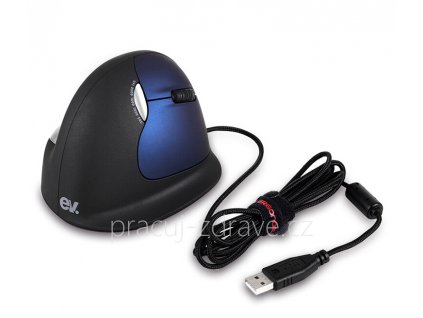EVMOUSE vertikální drátová myš - MEDIUM - ROZBALENO  Laserová myš USB