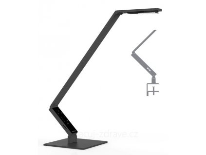 Stolní lampa PRO Linear Luctra na svorku černá