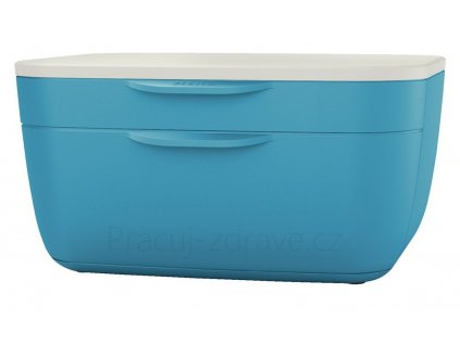 Zásuvkový box Leitz Cosy klidná modrá  designový box na dokumenty z prémiové řady Leitz Cosy