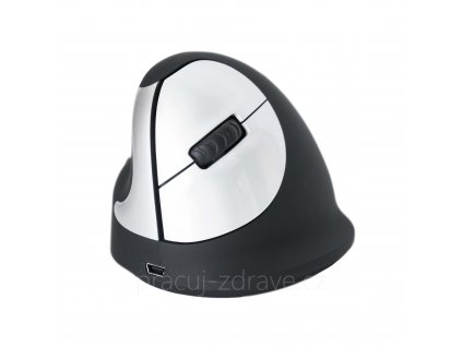 HE MOUSE pro leváky bezdrátová myš  ergonomická vetikální myš pro velikost dlaně (165-195mm)