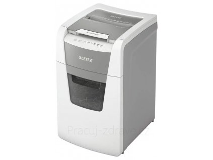 Automatická skartovačka papíru Leitz IQ Autofeed Office 150 P5  bílá  velmi tichá, DIN P5, automaticky skartuje až 150 listů