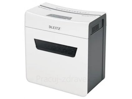 Skartovačka papíru Leitz IQ Protect Premium 3M bílá  velmi tichá, DIN P5, skartuje až 3 papíry najednou včerně sponek