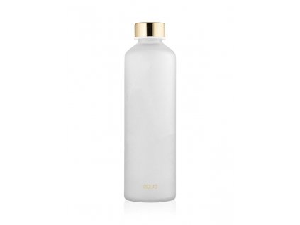 EQUA skleněná průsvitná lahev Mismatch Velvet White 750 ml