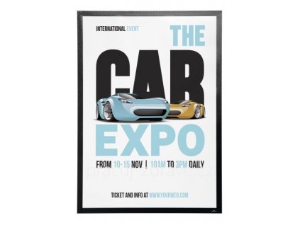 DURAFRAME® POSTER 70 x 100 cm - magnetický prezentační rámeček  Profesionální způsob prezentace - 1 ks