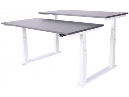 DeskTherapy BENCH D5+ Linak profesionální výškově nastavitelný stůl  robustní sloupky Linak