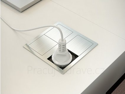 Zápustná elektrická zásuvka VersaHit Dual 2x230V