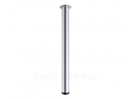Stolová noha Strong kulatá 60 mm - barva stříbrná RAL 9006 lesk