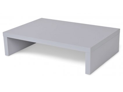 Podstavec pod monitor a TV A3+ LUX Šedá ( stříbrná )  kvalitní provedení, 4 velikosti 5, 10, 15 a 20 cm