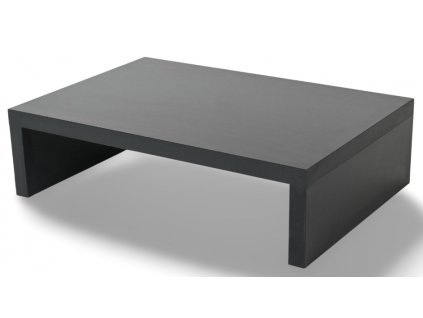 Podstavec pod monitor a TV A3+ LUX Černá hladká  kvalitní provedení, 4 velikosti 5, 10, 15 a 20 cm