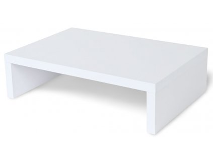 Podstavec pod monitor a TV A3+ DELUX Bílá brilliant white čistě bílá  kvalitní provedení, 4 velikosti 5, 10, 15 a 20 cm
