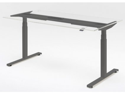 DeskTherapy G3+ Graphite elektricky nastavitelný stůl  grafitová barva podnože