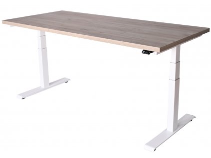 DeskTherapy D5+ Linak EXLUSIVE - nejpevnější výškově nastavitelný stůl  nejpevnější dvou sloupkový stůl, nosnost 160 kg, maximální výbava