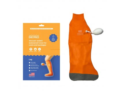 DryPro™ - koupací návlek na sádru - kotník - lýtko  návlek do vody při vyvrtnutém kontníku