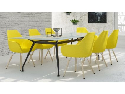 TRIG - A3 čtvercový luxusní stůl  zakázkový stůl dle požadavků