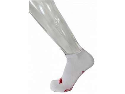 Antibakteriální ponožky bílé nízké 1