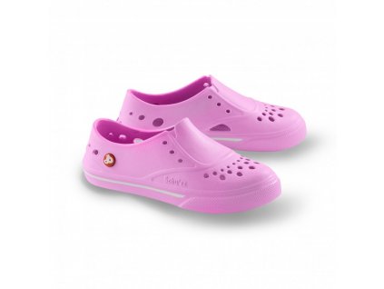 Obuv Schu'zz Sneaker'zz 0088 růžová potisk bílý pruh
