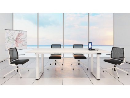 desktherapy a3 xxl vyskove nastavitelny stul bily
