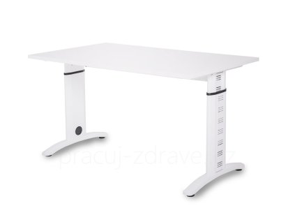 DESK FIX 100 černá podnož - výškově nastavitelný stůl  variabilní nastavení výšky stolu