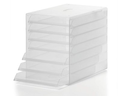 Zásuvkový box DURABLE IDEALBOX 7 - transparentní